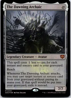 The Dawning Archaic 1 Mythic Secrets of Strixhaven Magic: The Gathering Foil NM - Image 1