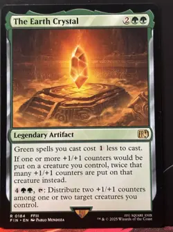 Magic: The Gathering Final Fantasy The Earth Crystal Rare Regular NM - Image 1