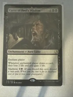Curse of Fool's Wisdom Commander 2019 Regular - Image 1