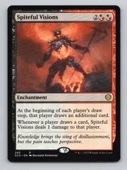 Spiteful Visions R Starter Commander Decks 245 NM - Image 1