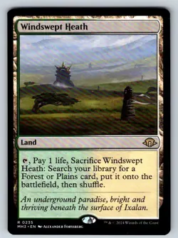 Windswept Heath 235 Rare Modern Horizons 3 Magic: The Gathering Lightly Played - Image 1