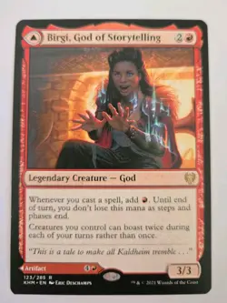 Birgi, God of Storytelling Kaldheim Regular MTG - Image 1