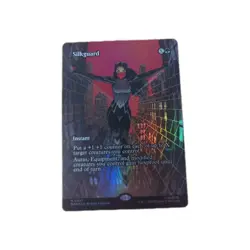 NM Borderless Foil Silkguard, MTG, Marvel's Spider-Man, Magic the Gathering, 37 - Image 1