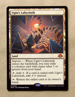 MTG UGIN'S LABYRINTH X1 MODERN HORIZONS 3 NM NEVER PLAYED Magic Card - Image 1