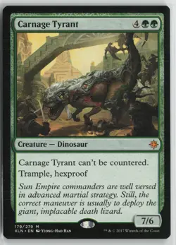 Carnage Tyrant Lightly Played 179 Ixalan Magic: The Gathering - Image 1