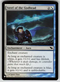 Steel of the Godhead Common The List Reprints 150/301 MTG Near Mint 2020 - Image 1