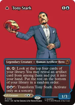 Tony Stark The Invincible Iron Man (Borderless) (0363) Marvel Super Heroes - Image 1