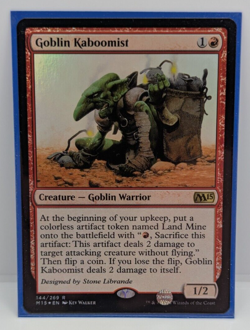 MTG Goblin Kaboomist Magic 2015 (M15) Foil Rare NM - Image 1
