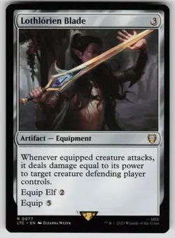 Lothlorien Blade Normal R The Lord of the Rings 77 NM - Image 1