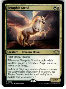 Seraphic Steed Outlaws of Thunder Junction Regular MTG - Image 1