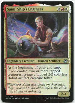 Sami, Ship's Engineer 225 Edge of Eternities Magic: The Gathering Foil NM - Image 1