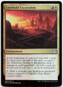 Lorehold Excavation 200 Strixhaven: School of Mages Magic: The Gathering Foil NM - Image 1