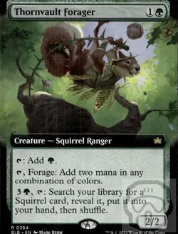 Thornvault Forager (Extended Art) 364 R Bloomburrow Magic: The Gathering NM/M - Image 3