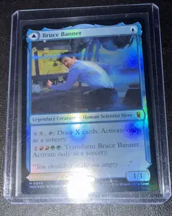 MTG Marvel Super Heroes Bruce Banner 0049 Foil - Image 1
