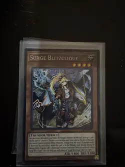 Surge Blitzclique CORI-EN011 Secret Rare Chaos Origins 1st Edition Yugioh NM - Image 1