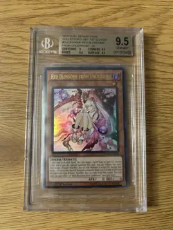 Yugioh DUDE-EN006 Red Blossoms From Underroot Ultra Rare 1st Edition (2019) - Image 1
