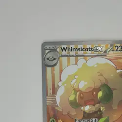 Whimsicott ex 165/086 SV: White Flare Holo / NM / Pokemon TCG - Image 2