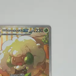 Whimsicott ex 165/086 SV: White Flare Holo / NM / Pokemon TCG - Image 3