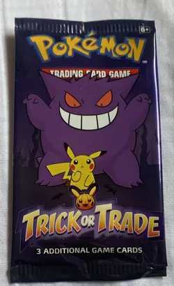 60 Pokemon TCG Halloween Trick or Trade Booster Pack Gengar pikachu - Image 1