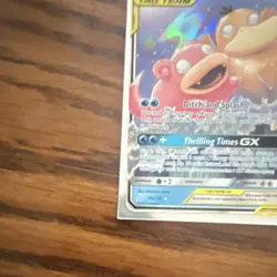 Pokemon TCG Slowpoke & Psyduck GX TAG TEAM Full Art 218/236 Holo UR ENG - Image 2