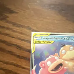 Pokemon TCG Slowpoke & Psyduck GX TAG TEAM Full Art 218/236 Holo UR ENG - Image 3
