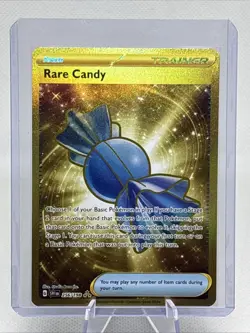 Rare Candy 256/198 SV01: Scarlet & Violet Base Set Holo Gold Hyper Rare 2023 NM - Image 1