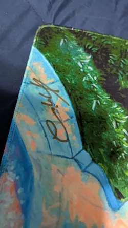 Mtg Playmat Stitched Edge Limited Edition Rainbow Vale Art Kaja Foglio - Image 3