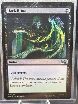 Dark Ritual 0793 Foil Marvel Super Heros Magic The Gathering - Image 2