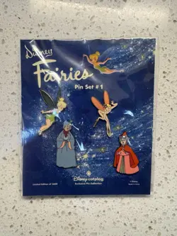 Disney Fairies Pin Set #1 Limited Edition SEALED Tinker Bell - Image 1