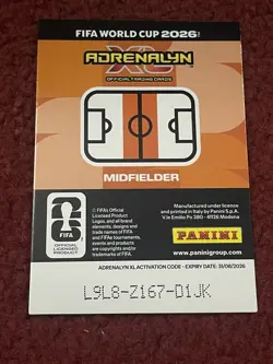 Panini Adrenalyn XL FIFA World Cup 2026 Pedri #269 Spain Limited Edition - Image 2