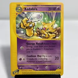 Pokemon TCG Kadabra #84/165 Unlimited CCG Expedition - Image 1