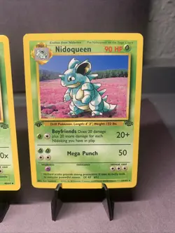 Pokemon TCG 1st Edition Nidoqueen Evolution Line Jungle 23/64 Non Holo Rare WOTC - Image 4
