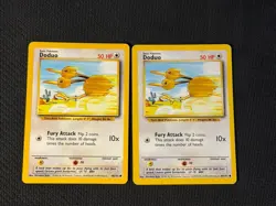 8 x Doduo 48/102 Pokemon Base Set Unlimited (LP-MP) - Image 3