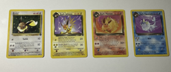 Pokemon Team Rocket Dark Eeveelutions Lot Eevee Dark Jolteon Dark Vaporeon Dark - Image 1