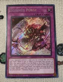 Dominus Purge INFO-EN078 - Secret Rare - 1st Edition - Trap- NM - Yu-Gi-Oh! TCG - Image 1