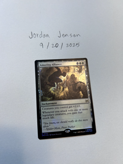 Amazing Alliance (0002) - MTG Marvel's Spider-Man - Eternal-Legal Foil - IN HAND - Image 1