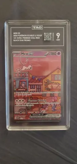 Mew ex 053 Sv: Scarlet & Violet Promo Cards TAG 9 - Image 1