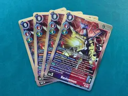 Revivemon BT24-077 Playset Time Stranger Digimon Card Game x4 - Image 1