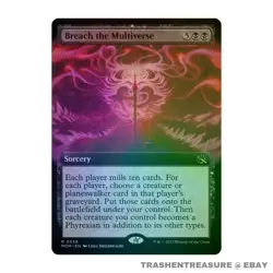1 x FOIL EXT Breach the Multiverse / March of the Machine (MOM 2023) NM Eng MTG - Image 1