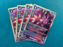 Raidramon BT24-071 Playset Time Stranger Digimon Card Game x4 - Image 1
