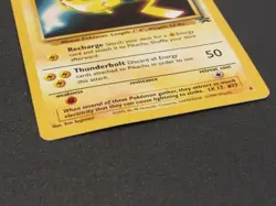 1999 Pikachu Black Star WB Movie Promo Pokemon Card 4 Vintage LP - Image 2