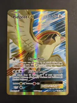 Pokemon TCG XY Evolutions Pidgeot EX Full-Art Ultra Rare Holo Card 104/108 - Image 1