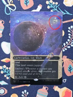 MTG Swirl 🌀 Cathedral of War (0096) Galaxy Foil Borderless Edge of Eternities - Image 2