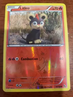 Pokemon Card: Litleo 18/106 - Image 1