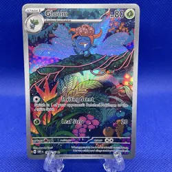 Pokemon TCG Gloom Obsidian Flames Illustration Rare Card 198/197 NM/M - Image 1