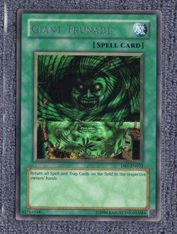 Yugioh Giant Trunade DB1-EN032 Rare NM - Image 1