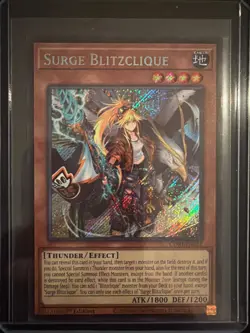 Yu-Gi-Oh! Chaos Origins Surge Blitzclique CORI-EN011 Secret Rare 1st Edition - Image 5