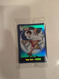 ONE PIECE X DODGERS PROMO MONKEY D LUFFY DON CARD - Image 2