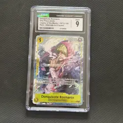Bandai Donquixote Rosinante OP12-108 Legacy Master Alt Art Foil Rare Cgc 9 - Image 1