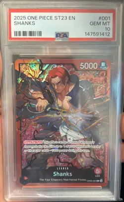 2025 ONE PIECE STARTER DECK ST23-RED EN SHANKS 001 - Image 1